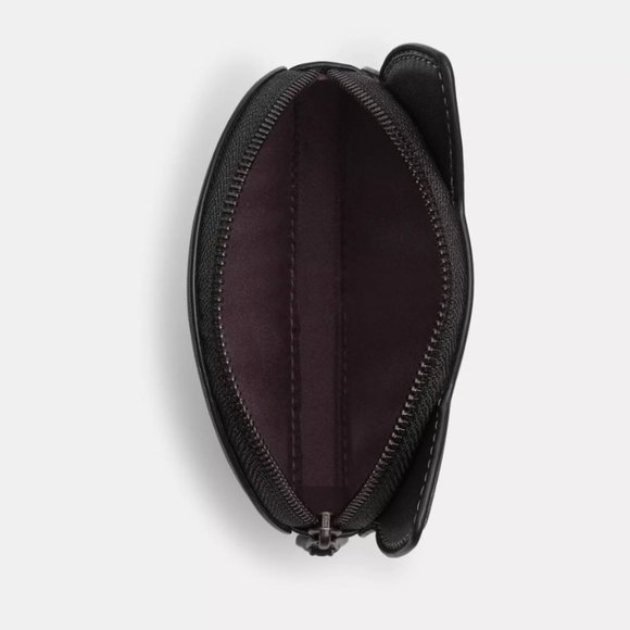 NWT Coach Black Cat Coin Purse (Leather) - Picture 7 of 8